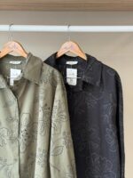 Embroidered oversized button down shirt - Image 2