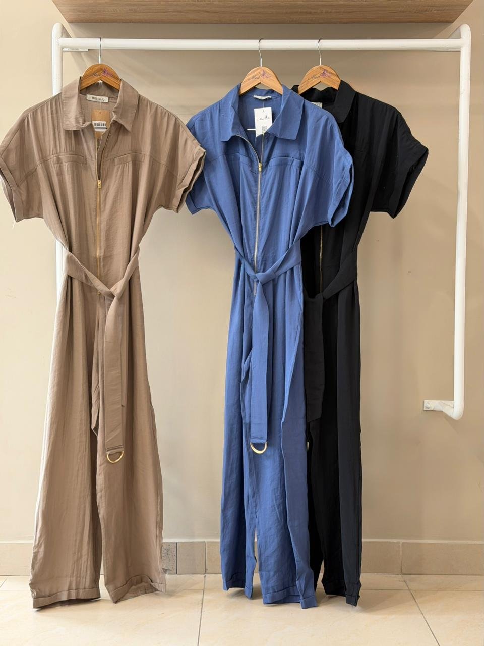 2026/04/2664.jpg Zip front utility belted jumpsuit - Image 1