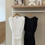 Draped lace cape sleeve mini dress