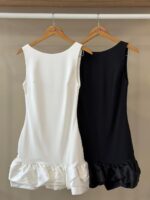 Satin bubble hem mini jumpsuit - Image 2