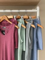 Pointelle v-neck see through pajama - Image 2