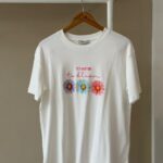 Time to bloom daisy graphic white t-shirt