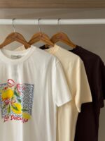 'La dolce vita' lemon graphic t-shirt - Image 2