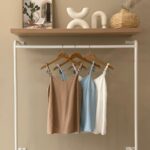 Beaded strap v-neck camisole top