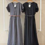 Belted v-neck wide leg jumpsuit