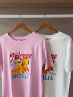 Palermo sicilia orange graphic t-shirt - Image 2