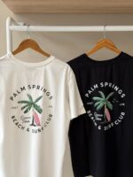 Palm springs surf club graphic t-shirt - Image 3