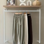 Braided belt linen joggers