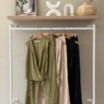 Wrapped sleeveless linen blend set