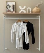 Linen blend tie waist jumpsuit