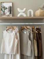 Sleeveless knot detail top and wide leg pant parachute set - Image 2