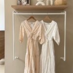 Twist front tiered linen maxi dress