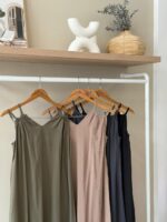 V neck knotted shoulder maxi dress - Image 2