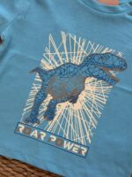 Blue Dinosaur Roar Power T-Shirt - Image 2