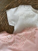Embroidered Lace Collar T-Shirts - Image 2