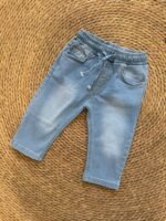 Light Wash Denim Jogger Pants