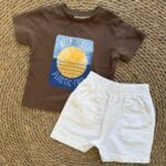 Brown Graphic T-Shirt