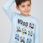 Light Blue Panda Mood Sweatshirt