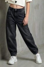 Black High Waist Baggy Jeans