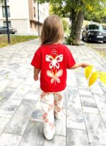 Butterfly Print T-Shirt and Pants Set - Image 3