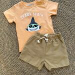 Shark Beach  T-Shirt and Shorts Set