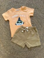Shark Beach  T-Shirt and Shorts Set