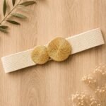 Elastic woven belt