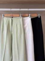High waist straight leg trousers - Image 2