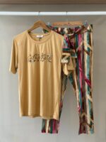 Mustard "Gather here" graphic pajama - Image 2