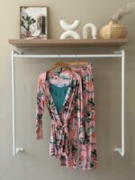 Tropical print 3 pieces pajama