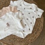 Baby Bear Print Cotton Bodysuit Set