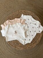 Baby Bear Print Cotton Bodysuit Set - Image 2