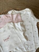 Baby Girl Cotton Bodysuit Set Floral
