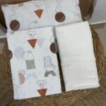 Baby Animal Print Crib Bedding Set