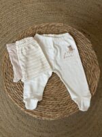 Footed Pants Set Neutral Colors - Image 2