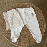 Footed Pants Set Neutral Colors