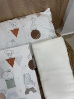 Baby Animal Print Crib Bedding Set - Image 2