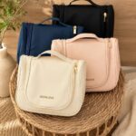 Hanging travel toiletry bag