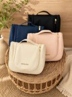 Hanging travel toiletry bag