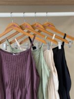 Pleated textured cami top - Image 2