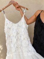 Rosette sheer maxi dress - Image 3