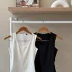 Classic round neck cotton tank top