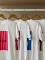 'La dolce vita' striped graphic t-shirt - Image 2