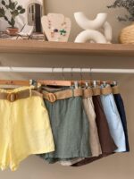 Belted linen shorts - Image 2