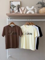 Embellished 'cali love' graphic t-shirt