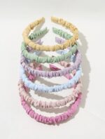 Ruched scrunchie headband