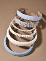 Assorted blue and white pear headbands