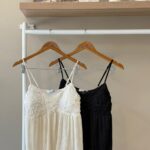 Pleated floral applique cami top