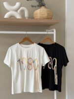 Stitch detail 1980 graphic t-shirt