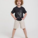cotton t-shirt black
